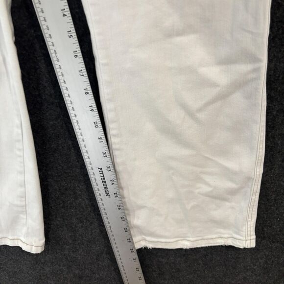 Judy Blue Jeans Women's 14W White Straight Fit Stretch Denim Plus Size JB8510C - Picture 9 of 16